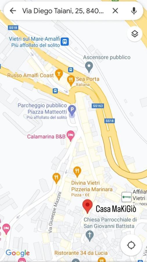 Apartmán Casa Makigio Vietri Exteriér fotografie